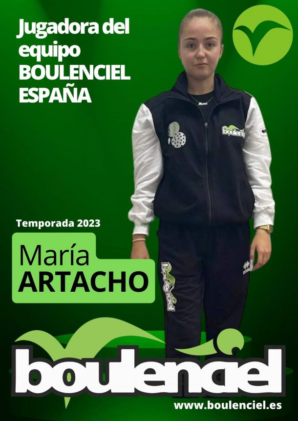 Maria ARTACHO, Jugadora de petanca boulenciel ESPAÑA
